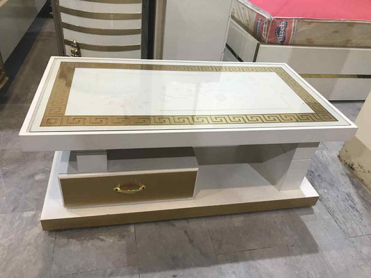 double top table with one drawer